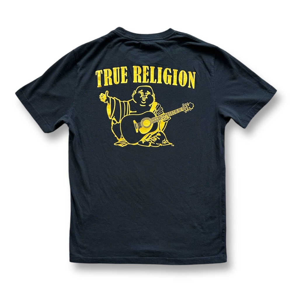 True Religion Gold Buddha Cotton Tee